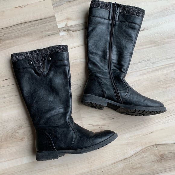 Olivia Miller Shoes - Olivia Miller Tall Black Boots Size 7.5